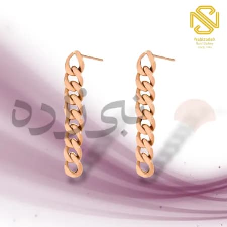 گوشواره میخی کارتیه لَخت بافت دو E113