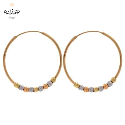 گوشواره حلقه ای البرنادو طلا E125