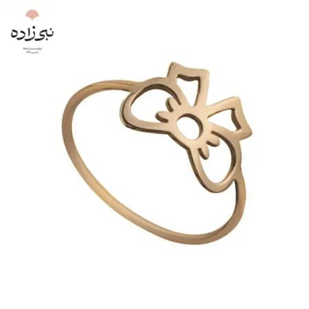 انگشتر دکوراتیو پاپیون تو خالی R060