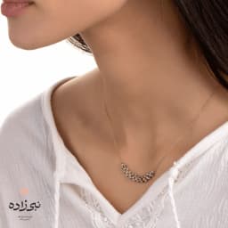 گردنبند البرنادو لخت تلفیقی سه رج N129