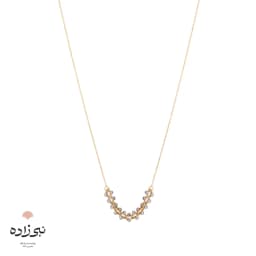 گردنبند البرنادو لخت تلفیقی سه رج N129