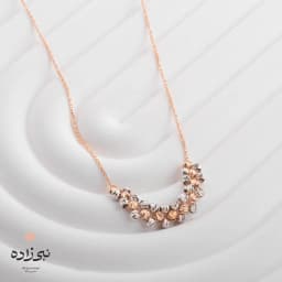 گردنبند البرنادو لخت تلفیقی سه رج N129