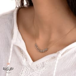 گردنبند البرنادو لخت تلفیقی سه رج N129