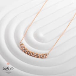 گردنبند البرنادو لخت تلفیقی سه رج N129