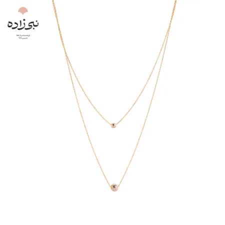 گردنبند دوبل گوی البرنادو N139
