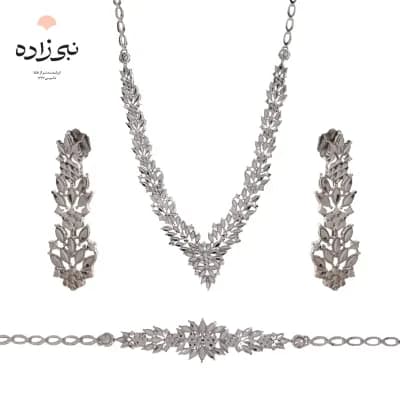 سرویس طلا طرح جوانه تراش S033
