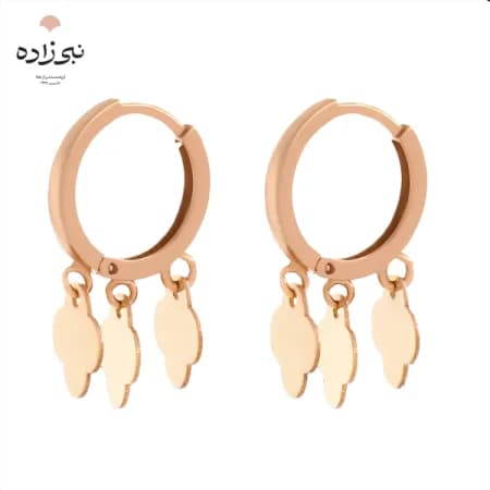 گوشواره روکو آویز ون کلیف طلا E011